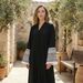 Women's Clothing Women's Modest Embroidered Dress With Tassel Trim Open Front Cardigan Set_ecoleips.com