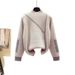 Women's Clothing New Three-piece Knitted Set For Women Thickened Vest High Collar Knitted Sweater Carrot Pants Three Piece Suit Spring Autumn Winter_ecoleips.com