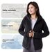 High-end Hooded Sweatshirt For Women, Autumn And Winter Double-sided Fleece Zipper Cardigan Jacket_ecoleips.com