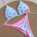 European And American Style Sexy Flamingo Print Bikini Two Piece Swimsuit Women's Cross Border Swimwear Premium Ins Style_ecoleips.com