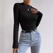 A Versatile Long-Sleeved Plaid Round Top For Women, Perfect For Spring And Summer._ecoleips.com