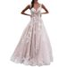 Women's Clothing Wedding Dress Sling Women New Lace Fashion Retro Round Neck Small Tail Bride Lace Wedding Dress_ecoleips.com