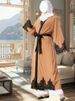 New High Quality Nida Fabric Abaya Dubai Turkey Muslim Hijab Dress Women Morrocan Kaftan Dress Ramadan Kimono Embroidery Burka_ecoleips.com