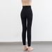 2025d Brushed Pants Nine Points Solid Color 120D Tights Polyester Leggings Plus Size_ecoleips.com