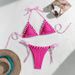 Women's Clothing Swimsuit Women's Sexy Solid Color Bikini Sling Briefs Bikini Ladies Beach Vacation Ins Swimsuit_ecoleips.com