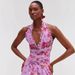 Women's Clothing Summer Sleeveless Halter Neck Floral Sexy Lotus Leaf Skirt Sweet_ecoleips.com