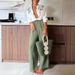 K New Printed Long Sleeved Single Breasted Long Pants Set, Casual And Loose Two-piece Set_ecoleips.com