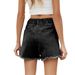 European And American Cross-Border Trade 2025 Summer New Independent Station Washed Versatile Denim Shorts_ecoleips.com