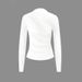 AE052 European And American Early Spring Fashion New Asymmetrical Design Long-sleeve Slim-fit Comfortable Versatile Top_ecoleips.com