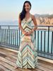 K New Dress Patchwork Long Dress Lace Camisole Dress Hand Crocheted_ecoleips.com