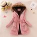 Women's Clothing Fleece-Lined Hooded Jacket With Drawstring - Cozy Winter Coat For Plus Size, Casual & Commuter Style (Multiple Colors & Sizes)_ecoleips.com