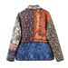 Women's Casual Printed Cotton Jacket – Vintage-Inspired Loose Fit Winter Coat With Stylish Pockets, Comfortable & Warm For Fall & Winter_ecoleips.com