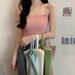 Summer French Niche Design Top Ins Trend Internet Celebrity Slim Fit Outerwear Knitted Vest Inner Wear Small Camisole_ecoleips.com