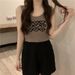 In-stock Wholesale Summer New Style Heart-embroidered Slim-fit Versatile Short Sleeveless Knitted Camisole Top For Women_ecoleips.com