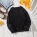 2026 Spring And Autumn New Casual Sweatshirt Jacket, Fleece-Lined, Thickened, Loose, Solid Color, Round_ecoleips.com