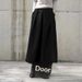 Aria Basics 2024 Autumn Winter New Elastic Waist Skirt Wide-Leg Nine-Point Woolen Pants Loose Slimming_ecoleips.com