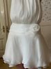 Tossy White Summer Chiffon Mini Dress Backless Lace-Up High Waist Sexy Patchwork Party Dress Clothes Women's Floral Halter Dress_ecoleips.com