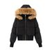 Women's Winter Hooded Zip-Up Coat – Warm Faux Fur-Lined Jacket For Casual & Streetwear_ecoleips.com
