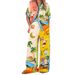 2026 New Spring Women's Clothing European American Casual Outfit Elegant Printed Loose Shirt And Trousers Fashion Set_ecoleips.com