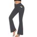 European And American Cross-border High-waisted Butt-lifting Flared Yoga Women's Leggings Sports Fitness Pants XY8-2_ecoleips.com