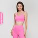 Women's Halter Neck Yoga Vest Pilates Sports Top Thin Straps Training Bra Beautiful Back Design Yoga Wear Professional Fitness Tank Top_ecoleips.com