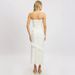Sexy Strapless High Waist Bodycon Long Dress Women Evening Party Nightclub Wear_ecoleips.com