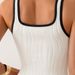 Black White One Piece Swimsuit 2025 Foreign Trade Cross Border Sporty Color Block Slim Fit Bikini for Women_ecoleips.com
