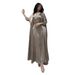 Middle Eastern Muslim Modest Women's Clothing Arabic Fashion Abaya Exquisite Rhinestone Pullover Robe_ecoleips.com