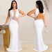 Women’s Clothing Nightclub Style Sexy Hot Diamond Mesh See Through Sleeveless Backless Long Skirt Dress For Women_ecoleips.com