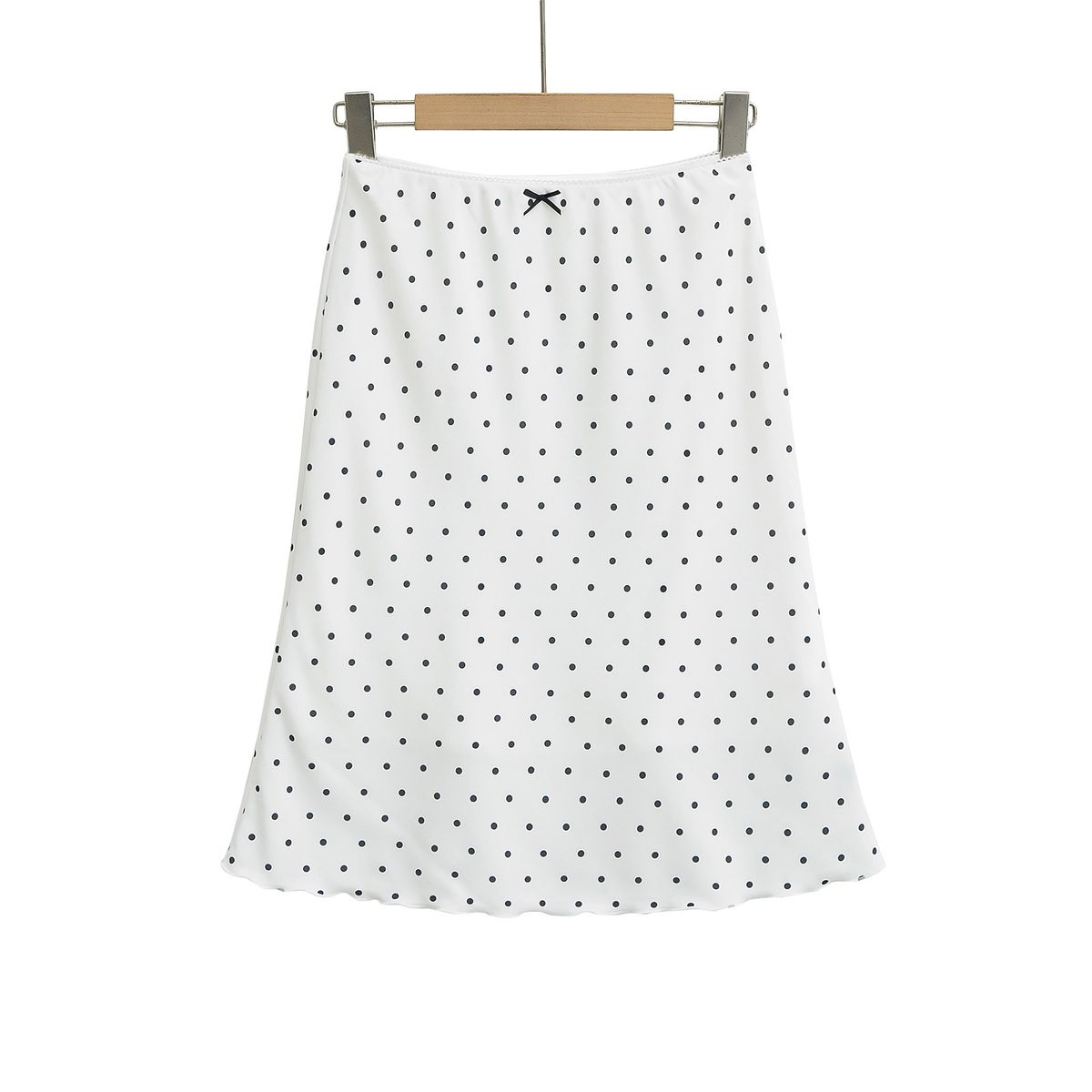 Verve AY675-25 Early Spring New Style Wind Bow Decoration Color-Block Plaid Bodycon Mermaid Half Skirt_ecoleips.com