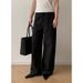 Suitable For All Seasons CLEAN SPACE Simple Elegant Casual 2025 Guangzhou Thirteen Lines New Linen Long Pants For Women 53255_ecoleips.com