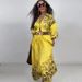 Elegant Floral Print Blouse & Midi Skirt Set – Stylish Women's Outfit For Casual & Office Wear Size Inclusive_ecoleips.com