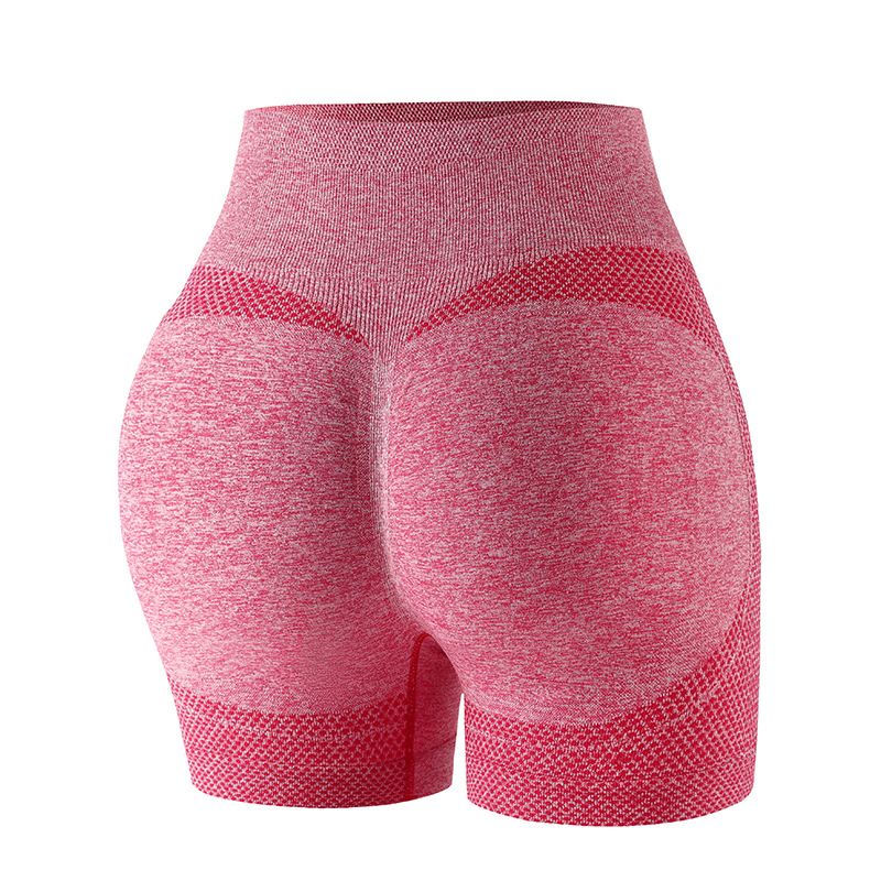 Women's Clothing Spot Yoga Shorts High Waist Abdomen Exercise Fitness Hip Peach Hip Tights_ecoleips.com