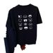Women's White round Neck Cartoon T-Shirt Short Sleeve Loose Fit Slimming Versatile Top for Students Trendy Summer Wear_ecoleips.com