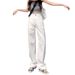 Narrow Straight-leg Jeans Women, 2026 Autumn New High-waisted Wide-leg Pants, Slimming And Drapey Floor-length Trousers_ecoleips.com
