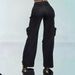 Women’s Clothing Hollow Diamond Overalls Multi pocket Stretch Jeans for Women_ecoleips.com