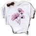 Summer European And American Cross-border Foreign Trade Wholesale T-shirts, Round-neck Casual Plus-size Loose_ecoleips.com