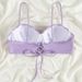 Verve 2025 Women's Solid Color Shell Bikini With Underwire Push-Up Sexy Strap Swimsuit Single Top_ecoleips.com