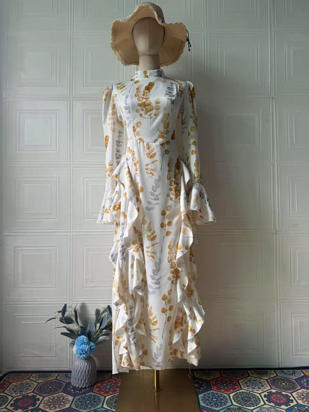 Women's Clothing Elegant Slim Fitting Long Sleeved Women's Dress Fashion New Design_ecoleips.com