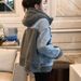 "Oversized Denim Jacket With Sherpa Lining – Fleece-Lined Hooded Coat (S-3XL) | Blue & 6010 Colorways"_ecoleips.com