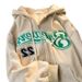 fleece-lined Thickened Hooded Sweatshirt Women, Loose Oversize Zip-up Cardigan, 2025 Winter Vintage Coat_ecoleips.com