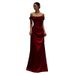 Women's Clothing One Shoulder Toast Dress High End Light Luxury Bride Engagement Dress New Style Small Tail Slim Satin Dress_ecoleips.com