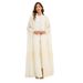 Modest Abaya Dress Trendy Solid Color Batwing Sleeve Kimono Cardigan – Loose & Flowy Women’s Cover-Up_ecoleips.com