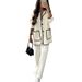 2023 Cross-Border Foreign Trade European And American Women's Suit Autumn New Fashion Casual Loose Solid Color_ecoleips.com