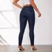 Cross-border European And American Wom's 2024 Summer High-waisted Slim-fit Plus-size Butt-lifting Skinny Jeans For_ecoleips.com