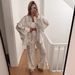 Women's Clothing Fashion Casual Printed Long Sleeved Shirt And Trousers Ladies Suit Two Piece Suit_ecoleips.com
