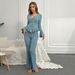 Voya Women's Home Wear Lazy Style Spring And Summer Comfortable Slim Fit Two-piece Set_ecoleips.com