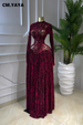 CM.YAYA Women Full Sleeve Printed O-neck Maxi Long Dress 2026 Evening Birthday Vacation Sexy Party Club Vestidos Dresses_ecoleips.com