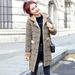 Women's Winter Plaid Wool Coat With Faux Fur Hood – Medium-Length Warm Overcoat, Thickened Fleece Lining, Relaxed Fit (Sizes S-XXXL, Classic Tartan_ecoleips.com