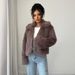 Cross-border European And American Style Elegant And Versatile Fluffy Long-sleeved Coat Jacket Women's Wear 2025 Autumn And Winter_ecoleips.com